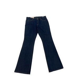 NWT Micheal Kors Sausalito Gold Boot Cut Jean sz 8